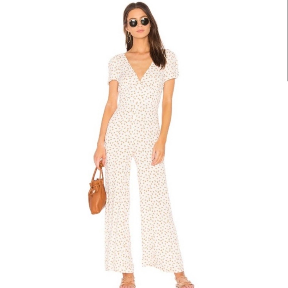 FP Mia Peach Print Junpsuit